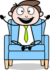 person sitting on a chair