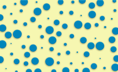 Fondo amarillo con manchas azul.
