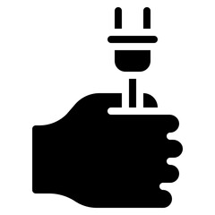 Unplug Hand Icon