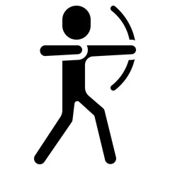 Archery Person Icon