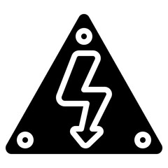 Electricity Warning Icon