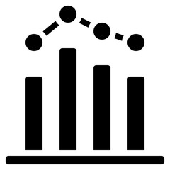 Bar Line Chart Icon