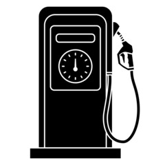 Gas, diesel or petrol station equipment. Gasoline pump nozzle icon. Refuel station for different vehicle