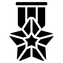 Large Star Medal Icon