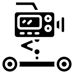 Fototapeta premium Camera Dolly Icon