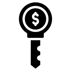 Financial Key Icon