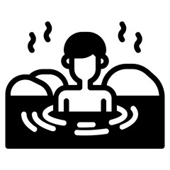 on sen glyph icon © Konkapp