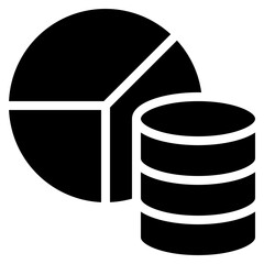 Pie Chart Database Icon