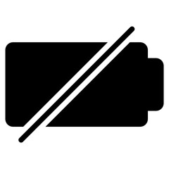 Low Battery glyph icon