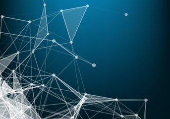 Abstract Internet connection and technology graphic design.