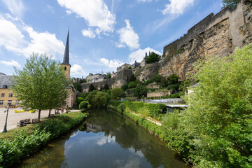 Grund quarter in Luxembourg