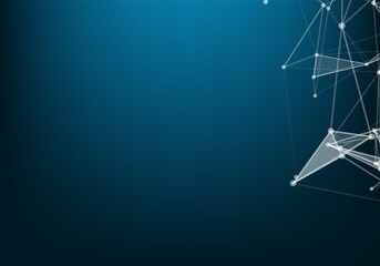 futuristic shape. Computer generated abstract background