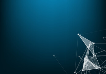 futuristic shape. Computer generated abstract background