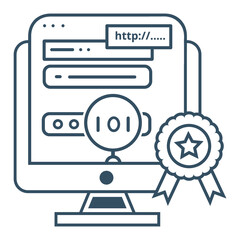 Fototapeta premium Badge, browser, page icon