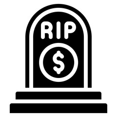 Financial Tombstone Icon