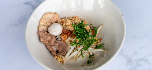 Thai-Chinese Food Mixed Food Selections 