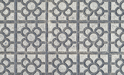 bilbao sidewalk flower design