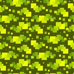 Abstract modern pixel texture for army and hunting fabric. Fashion print. Background in military style. Digital camouflage seamless pattern.