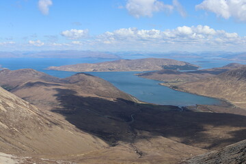 Naklejka premium the red Cuillin skye scotland highlands uk
