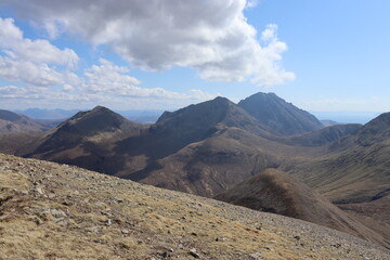 Blà Bheinn Blaven the Cuillin skye scotland highlands uk
