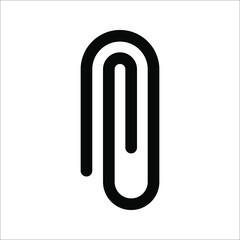 attach icon vector. attach sign. attach icon for web and app. vector illustration on white background eps 10