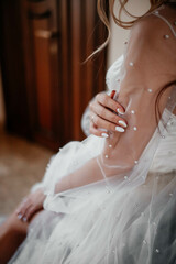 hands of bride and groom