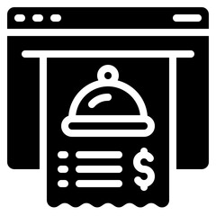 Website Food Receipt Icon