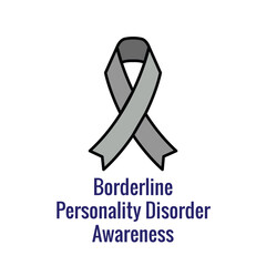 BPD - Borderline Personality Disorder icon showing mental illness design