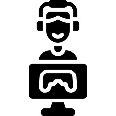Male Gamer Icon