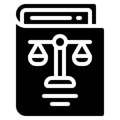 Obraz premium Law Book Icon