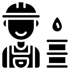 Oil Worker Icon