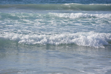 waves on the beach