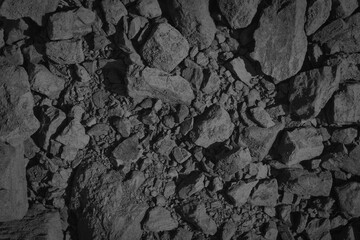 Black hard coal. Background, texture