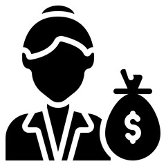 Investor Female Icon