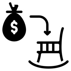 Pension Investment Icon