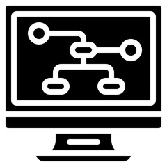 Computer Flow chart Icon