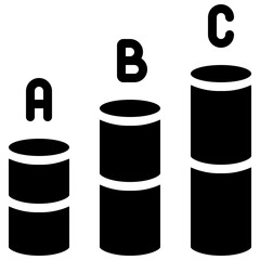 Circular Bar Chart Icon