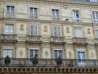 Fototapeta na wymiar Architecture France Classic facade building