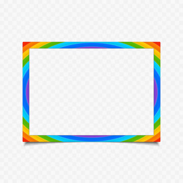 Colorful wooden frame. Wooden square picture frames of colorful set for your web design. Abstract colorful picture frames on transparent background. Vector Illustration EPS 10.