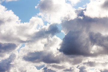 sky and cloudy landscape.