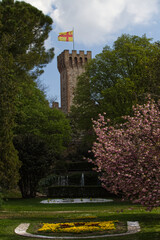 Turm des Castells von Este