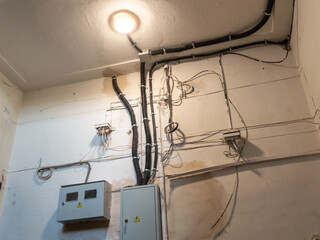 new external electrical wiring in old building