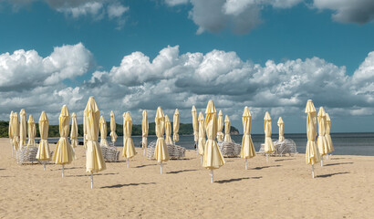 Beach on the Baltic Sea in Sopot