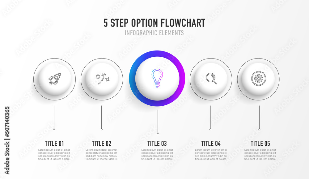 Poster timeline infographic design with 5 options or steps. infographics for business concept. can be used 