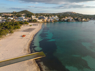 Aerial view from Drone of Mallorca Coastline (Spain, Balearic Island) - 507141543
