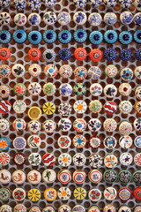 Colorful ceramic caps