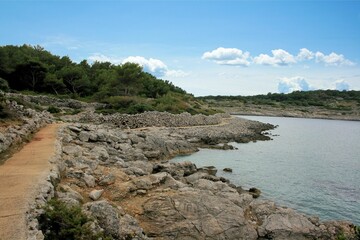 coastline near Veli Losinj, island Losinj, Croatia