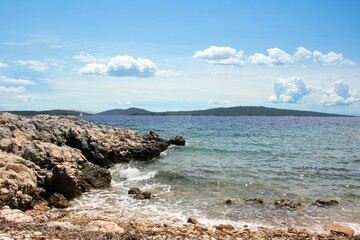 Fototapeta na wymiar small bay near Veli Losinj, island Losinj, Croatia
