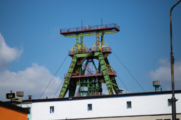 Fototapeta premium Tower for coal mining in Poland