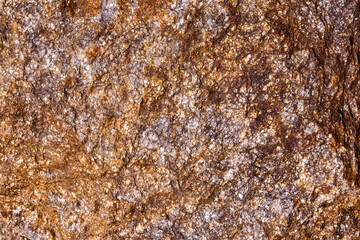 stone with iron ore and quartz